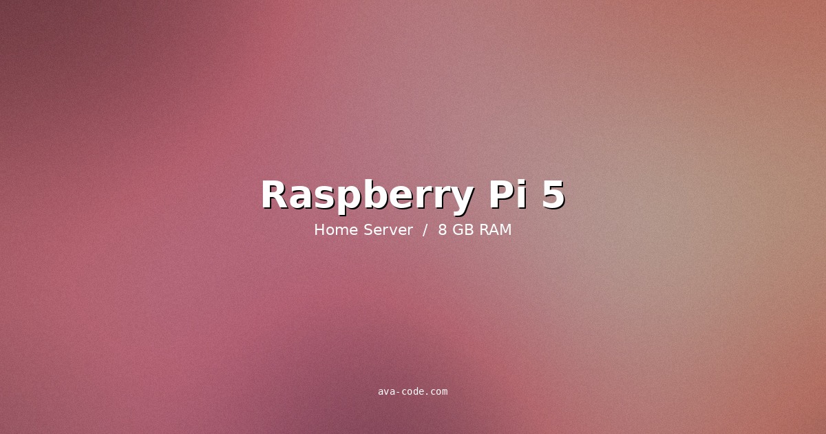 Raspberry Pi 5: a home server for bots, a media library, and this blog